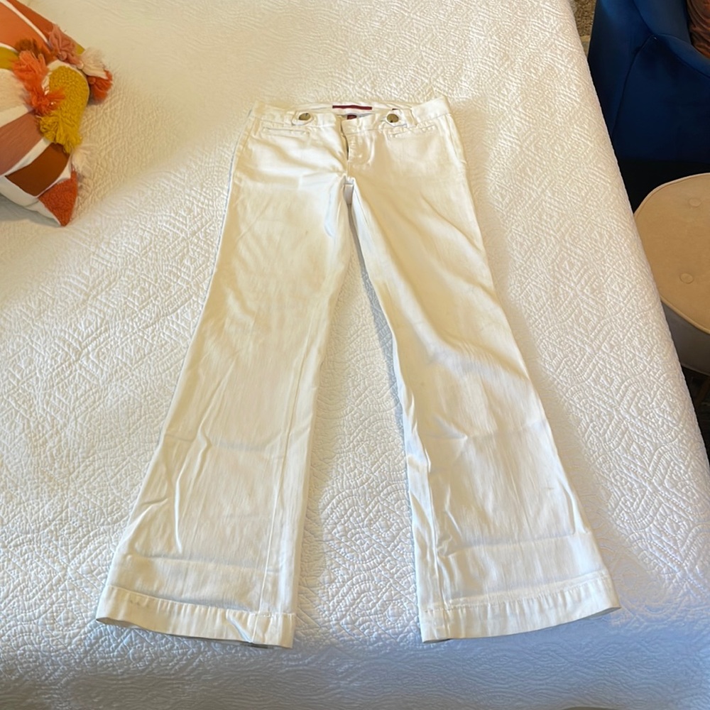 Banana republic size 8 womens bell bottom cotton pants